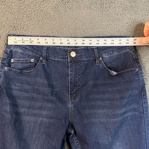 Mugsy Jeans Mens 35x30 (Fits 33x27) Blue Fultons Tapered Fit Stretch Dark Wash - Picture 10 of 15